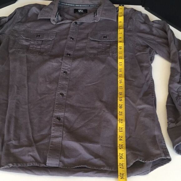 Rock & Republic Men’s Button Down Shirt Size Large - Picture 9 of 12
